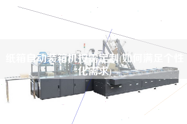 紙箱自動裝箱機(jī)按需定制(如何滿足個性化需求)