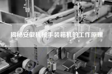 揭秘安徽機械手裝箱機的工作原理